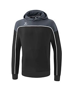 Sweat à capuche CHANGE by erima - Homme - noir grey/gris/blanc