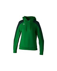 Sweat à capuche EVO STAR - Femme - émeraude/pine grove