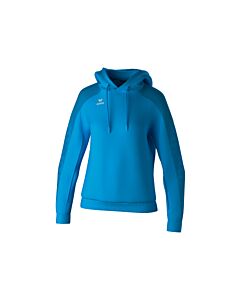 Sweat à capuche EVO STAR - Femme - bleu curaçao/mykonos