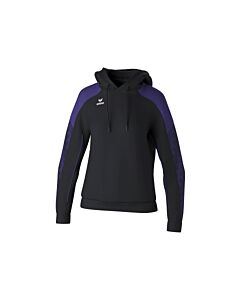 Sweat à capuche EVO STAR - Femme - noir/ultra violet