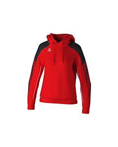 Sweat à capuche EVO STAR - Femme - rouge/noir
