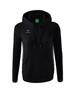Sweat à capuche Essential Team - Femme - noir/gris