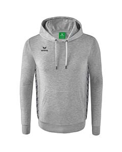 Sweat à capuche Essential Team - Homme - gris clair chiné/gris