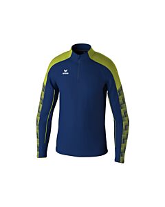 Sweat d'entraînement EVO STAR - Homme - bleu marine/jaune citron