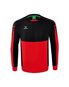Sweat-shirt SIX WINGS - Enfant - rouge/noir