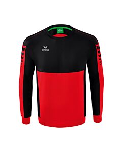 Sweat-shirt SIX WINGS - Homme - rouge/noir