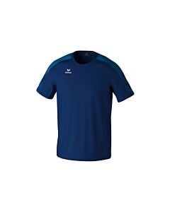 T-Shirt EVO STAR - Enfant - bleu marine/mykonos blue