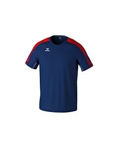 T-Shirt EVO STAR - Enfant - bleu marine/rouge