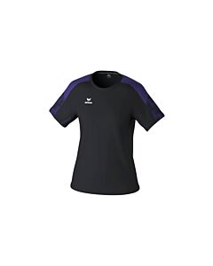 T-Shirt EVO STAR - Femme - noir/ultra violet