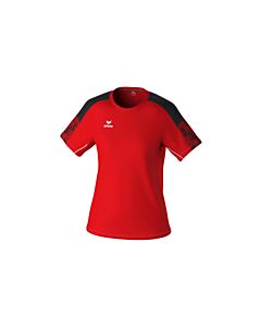 T-Shirt EVO STAR - Femme - rouge/noir