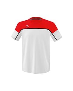 T-shirt CHANGE by erima - Enfant - blanc/rouge/noir