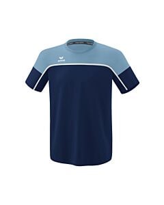 T-shirt CHANGE by erima - Enfant - bleu marine/faded denim/blanc