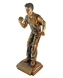 Trophée bronze du tireur de pétanque 35cm