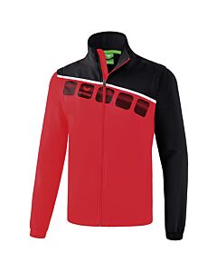 Veste 5-C à manches amovibles - Homme - rouge/noir/blanc