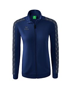 Veste Tracktop Essential Team - Femme - bleu marine/gris