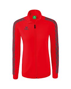 Veste Tracktop Essential Team - Femme - rouge/gris