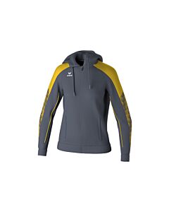 Veste d'entraînement EVO STAR avec capuche - Femme - gris/jaune