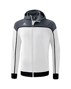 Veste d'entraînement avec capuche CHANGE by erima - Enfant - blanc/gris/noir