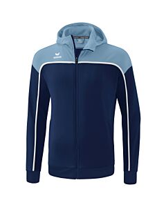 Veste d'entraînement avec capuche CHANGE by erima - Enfant - bleu marine/faded denim/blanc