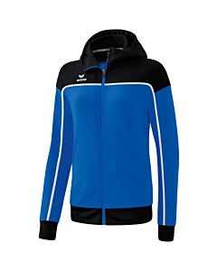 Veste d'entraînement avec capuche CHANGE by erima - Femme - bleu roi/noir/blanc