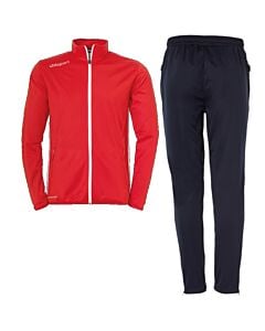 Veste et pantalon de survêtement Essential - Rouge/blanc - Adulte