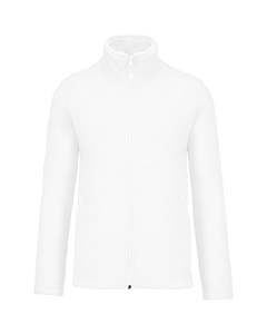 Veste polaire zippée homme - Blanc