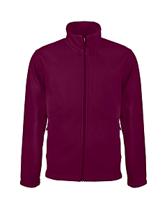 Veste polaire zippée homme - Bordeaux