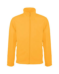 Veste polaire zippée homme - Jaune