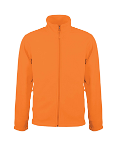 Veste polaire zippée homme - Orange