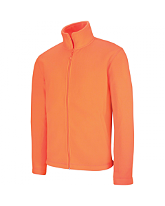Veste polaire zippée homme - Orange- fluo