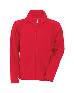 Veste polaire zippée homme - Rouge