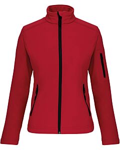 Veste softshell femme - rouge