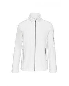 Veste softshell homme - blanc