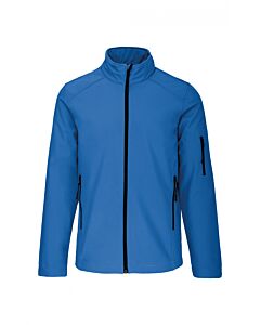 Veste softshell homme - bleu aqua