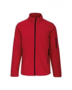 Veste softshell homme - rouge