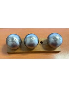 Obut Loisir Inox Lisse - Jeu de 3 boules - 73mm - 620g - gravée FAFA