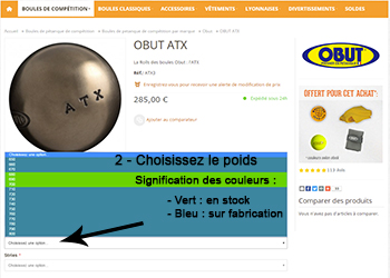 Choix du poids de la boule de pétanque Choix du poids de la boule de pétanque